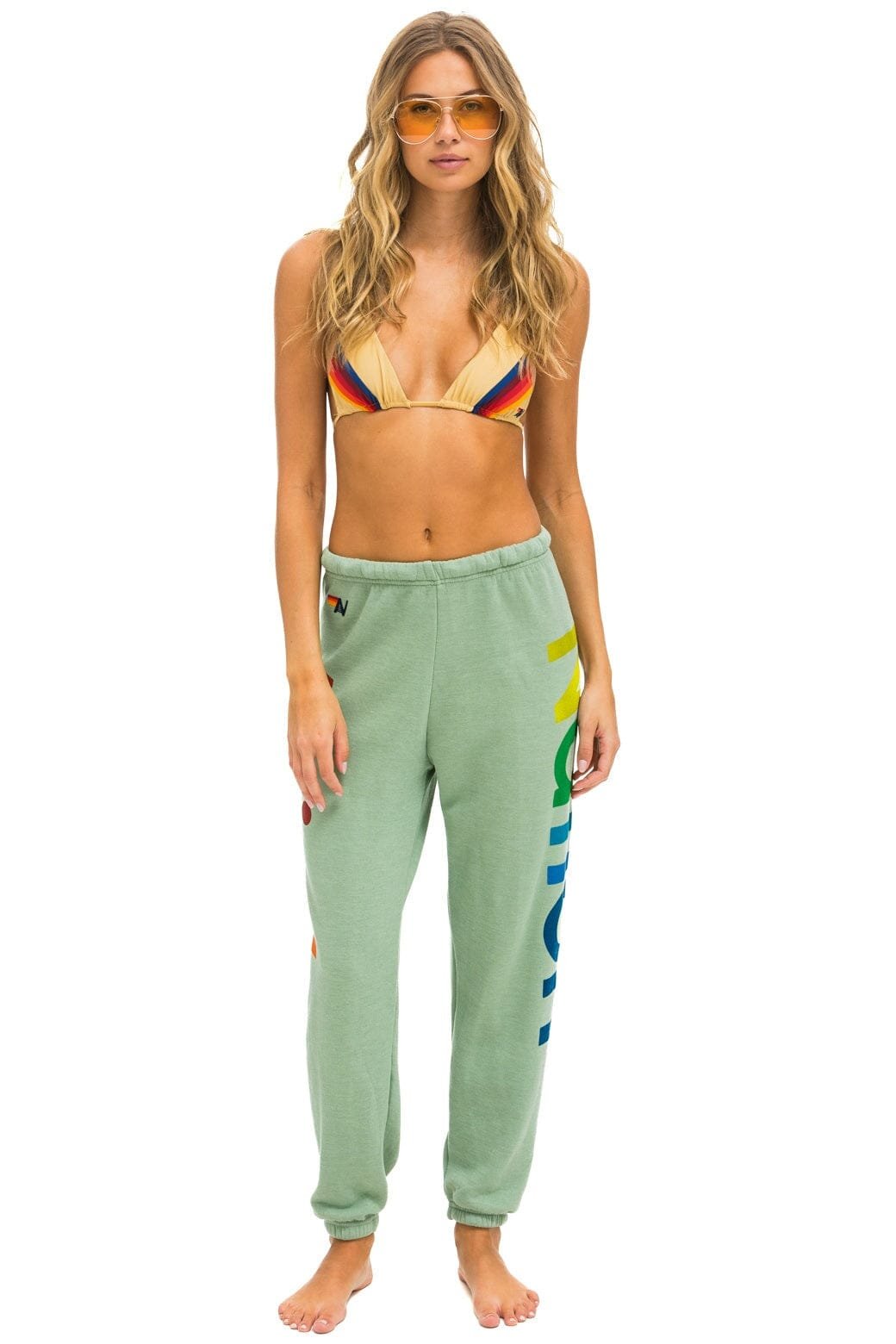AVIATOR NATION 2 SWEATPANTS - SAGE - 图片 4