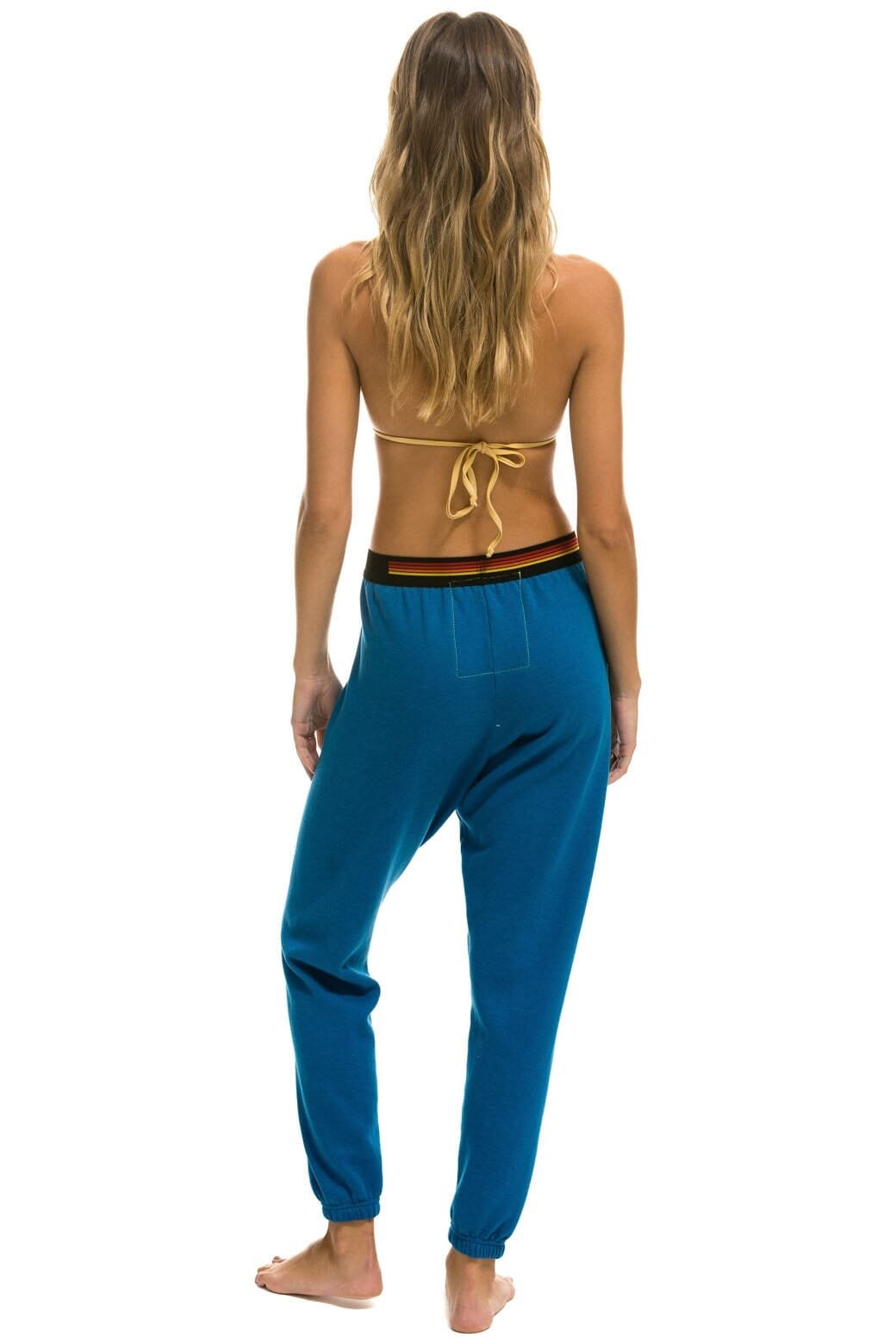 LOGO STRIPE SWEATPANTS - CARIBBEAN - Image 4