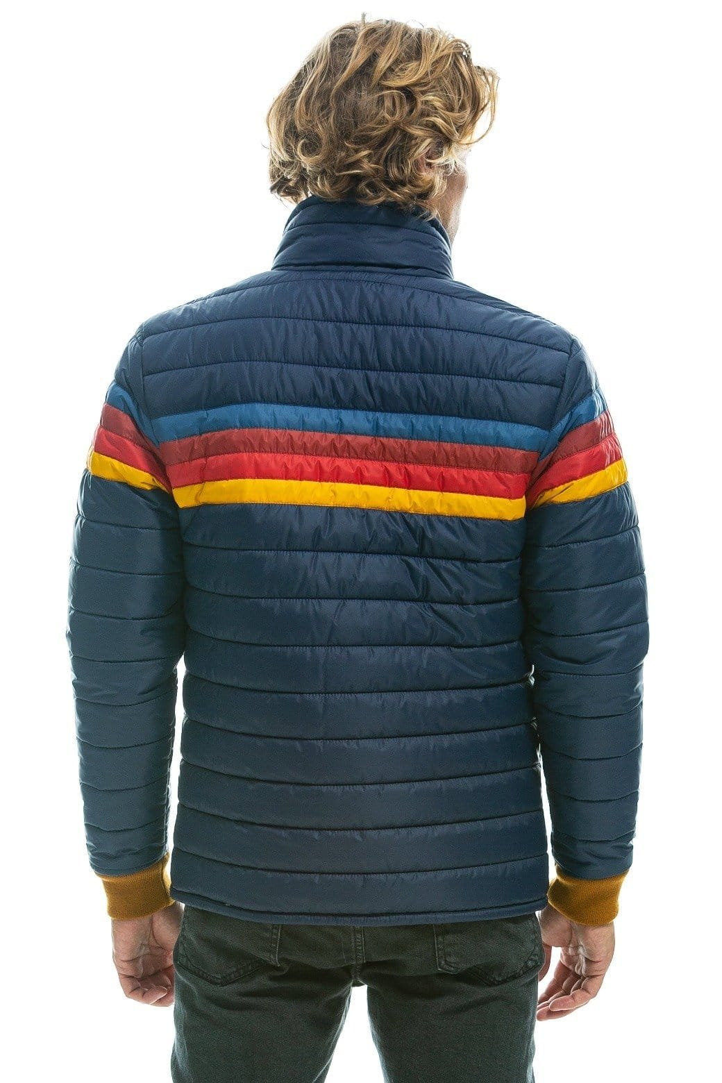 4 STRIPE JACKET - NAVY - 图片 4