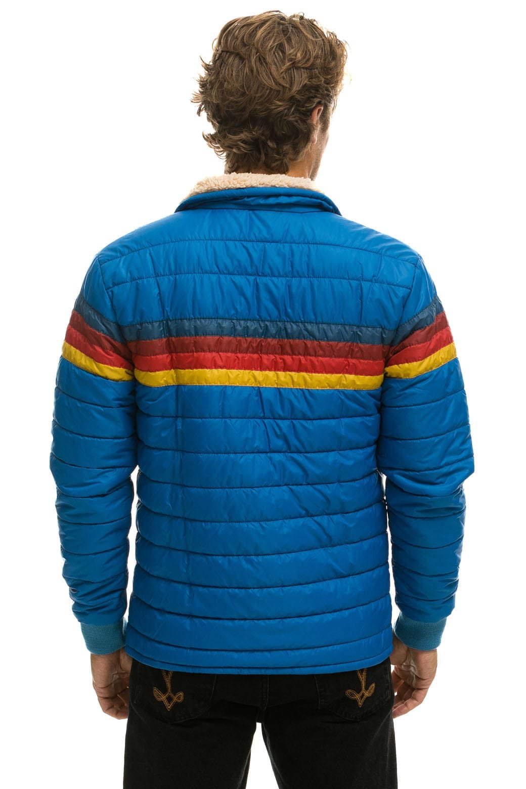 4 STRIPE JACKET - SNORKEL BLUE - 图片 5