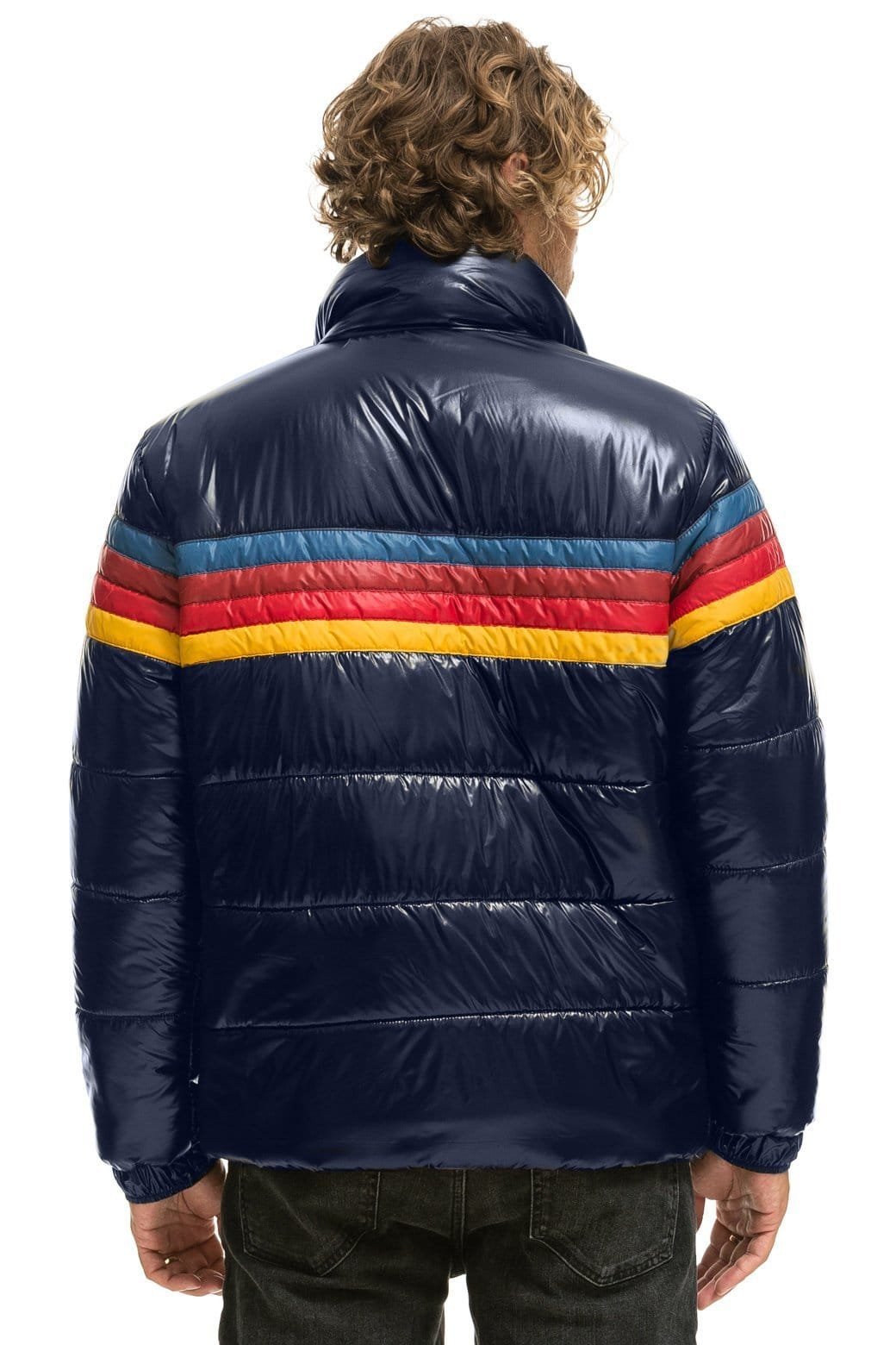 Alternative view of 4 STRIPE LUXE TRAVELER JACKET - GLOSSY NAVY