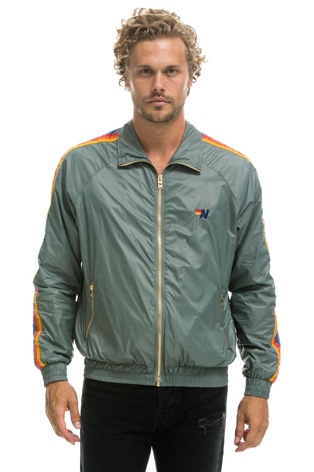 Alternative view of MEN'S 4 STRIPE WINDBREAKER -  SEDONA