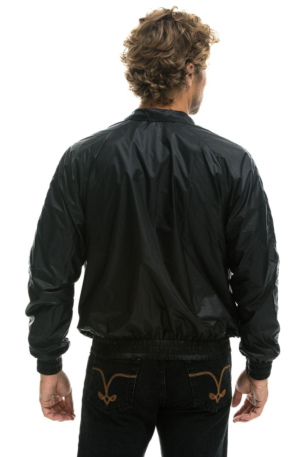 MEN'S BASIC WINDBREAKER - BLACK - 图片 5