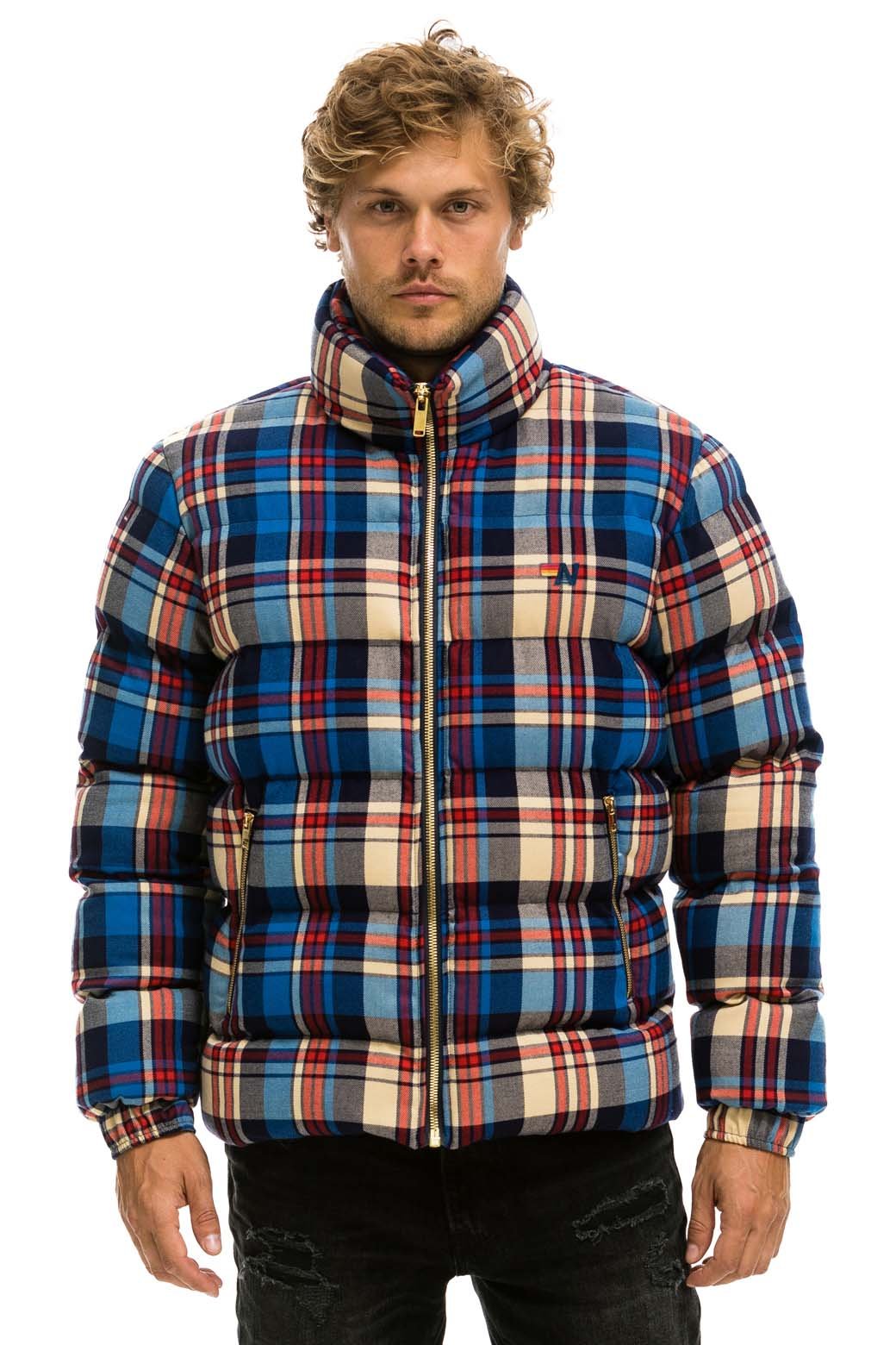 Alternative view of UNISEX PLAID TRAVELER JACKET - PATRIOT PLAID