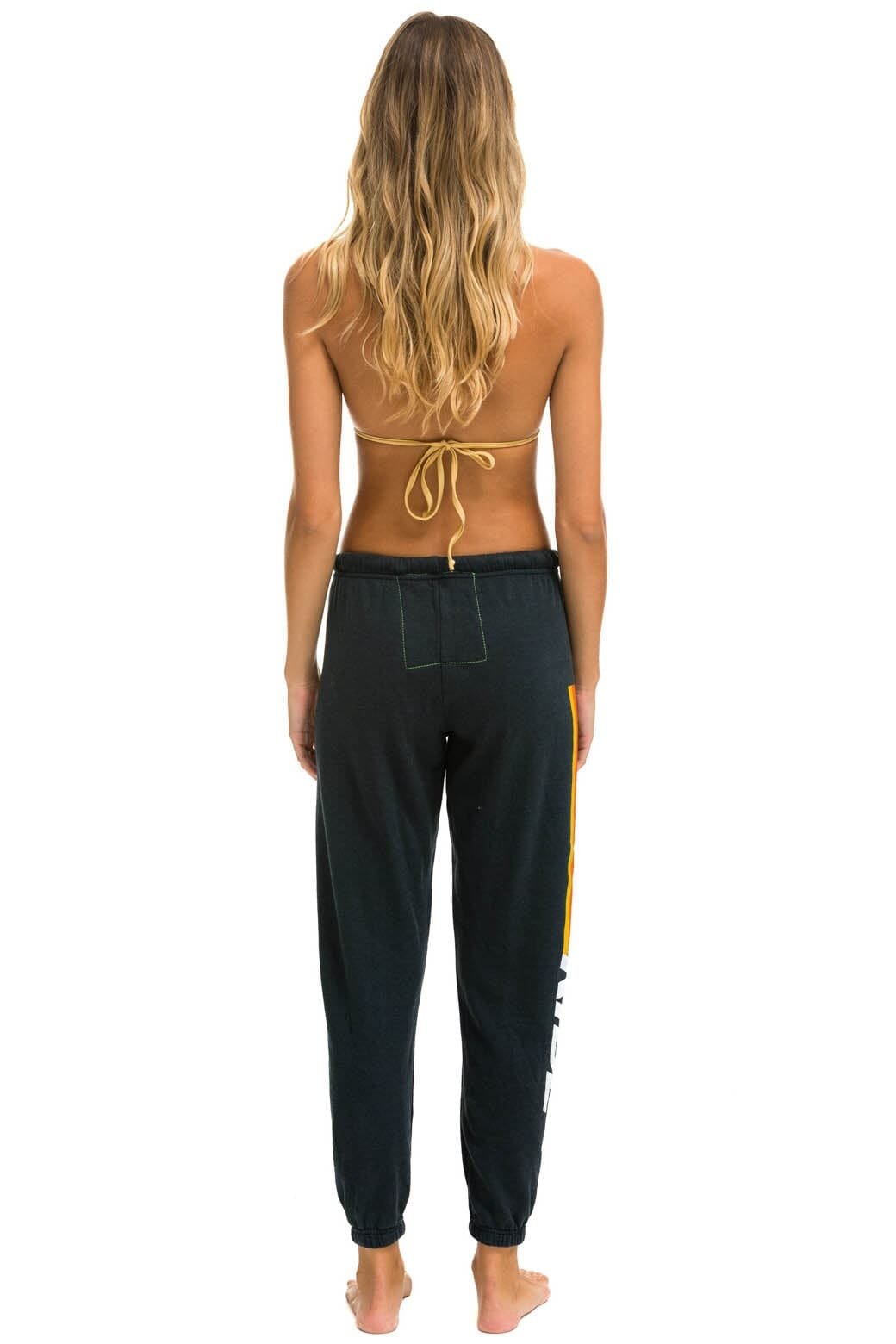 RIDE LOGO WHITE SWEATPANTS - CHARCOAL - Image 3