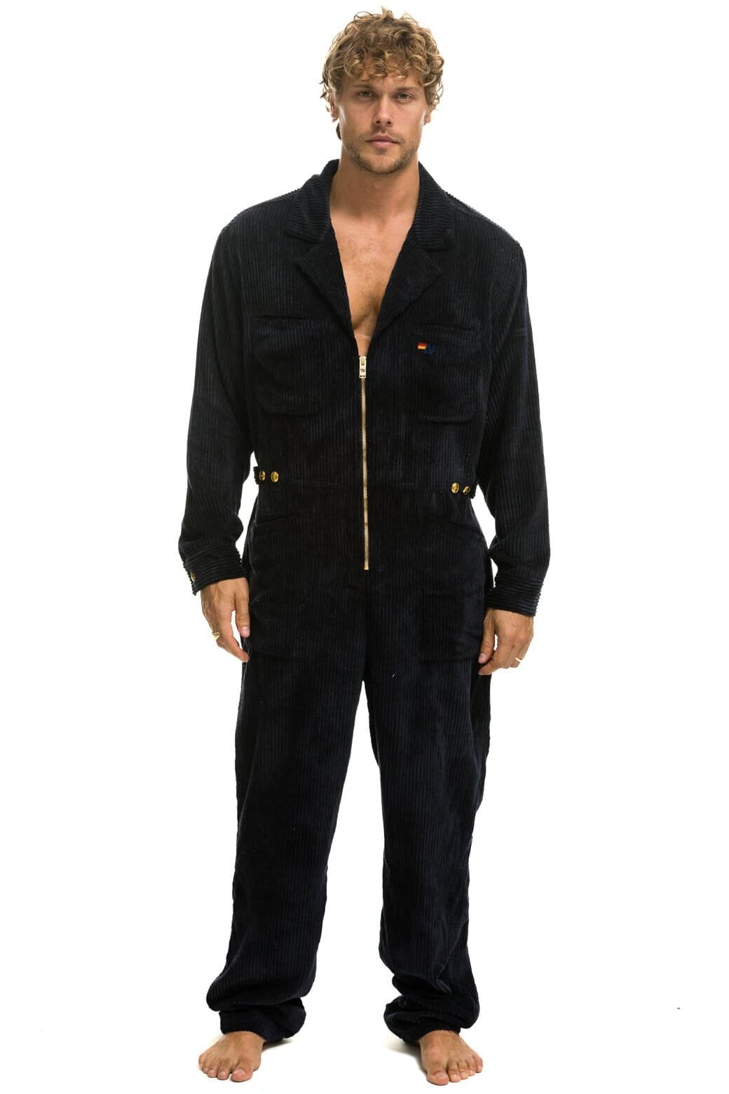 Alternative view of UNISEX CORDUROY FLIGHT SUIT - NAVY