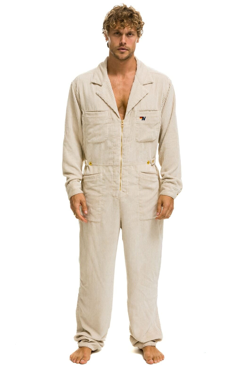 Alternative view of UNISEX CORDUROY FLIGHT SUIT - VINTAGE WHITE