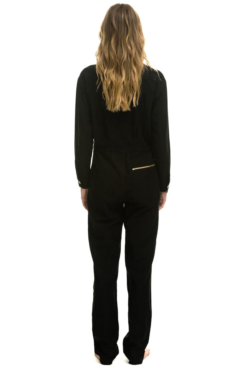 UNISEX TWILL FLIGHT SUIT - BLACK - 图片 8
