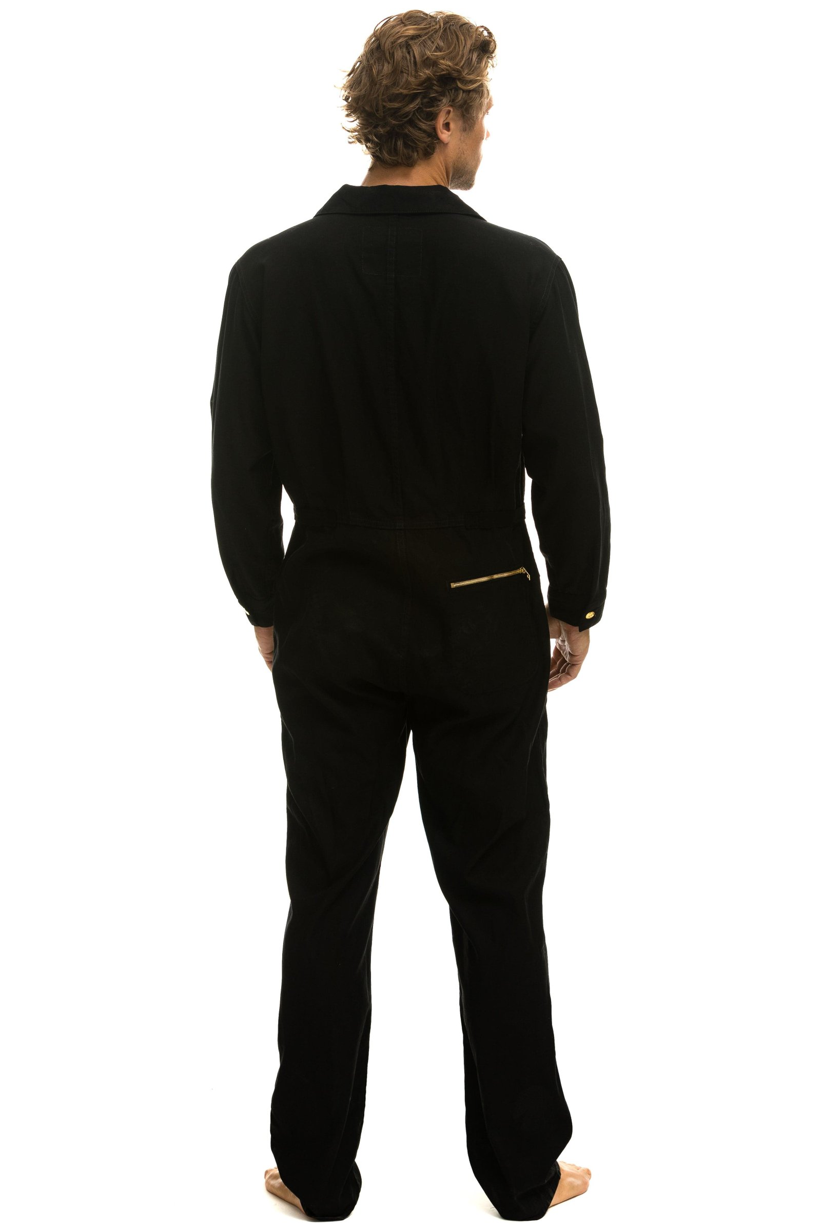 UNISEX TWILL FLIGHT SUIT - BLACK - 图片 9