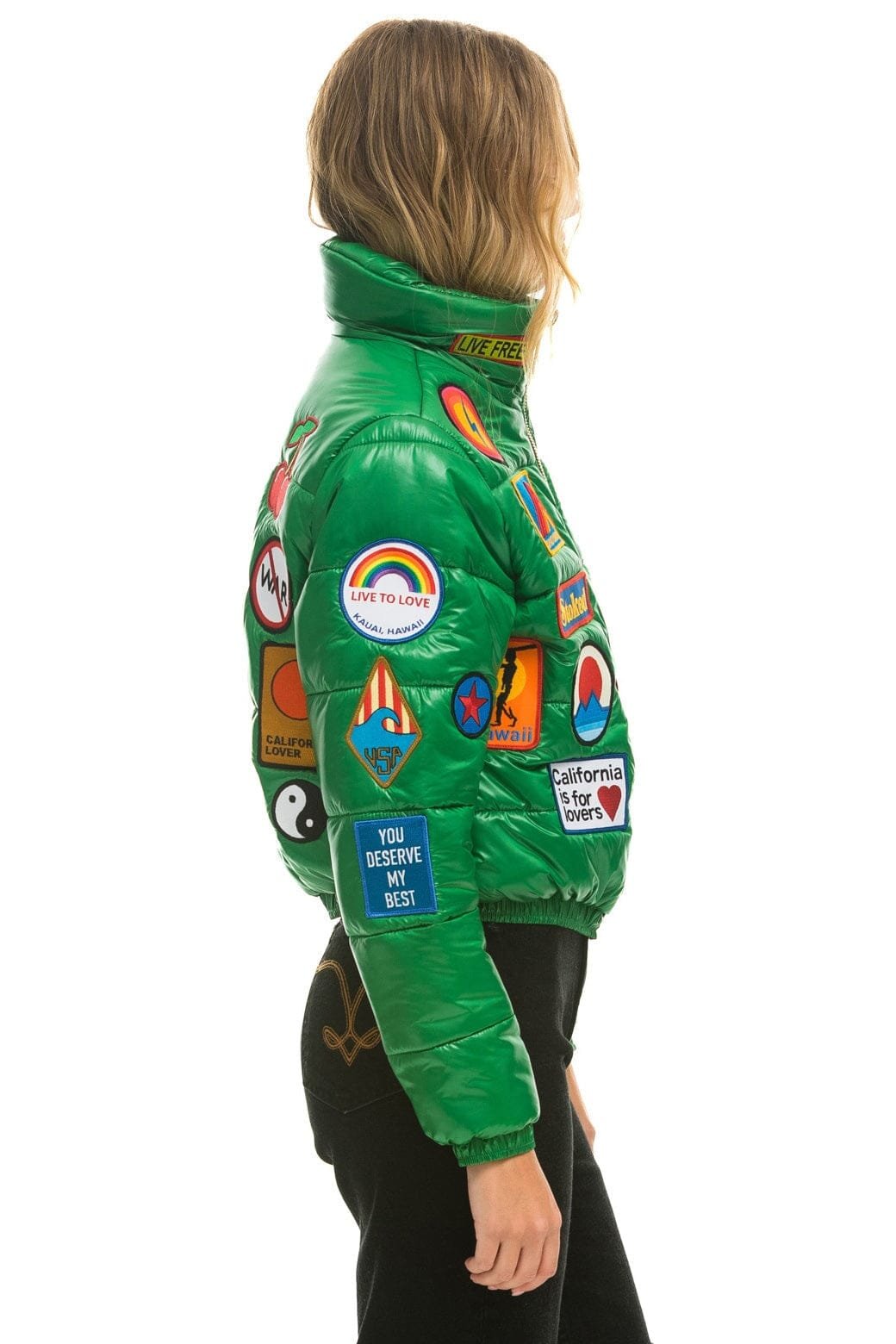 VINTAGE PATCH APRES PUFFER JACKET - AMAZON GLOSSY - 图片 6
