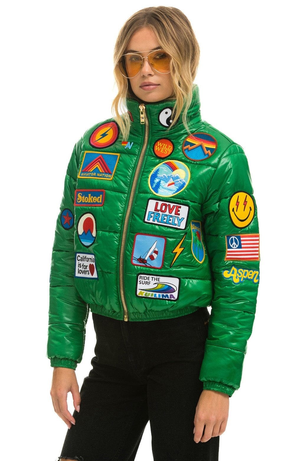 VINTAGE PATCH APRES PUFFER JACKET - AMAZON GLOSSY - 图片 5
