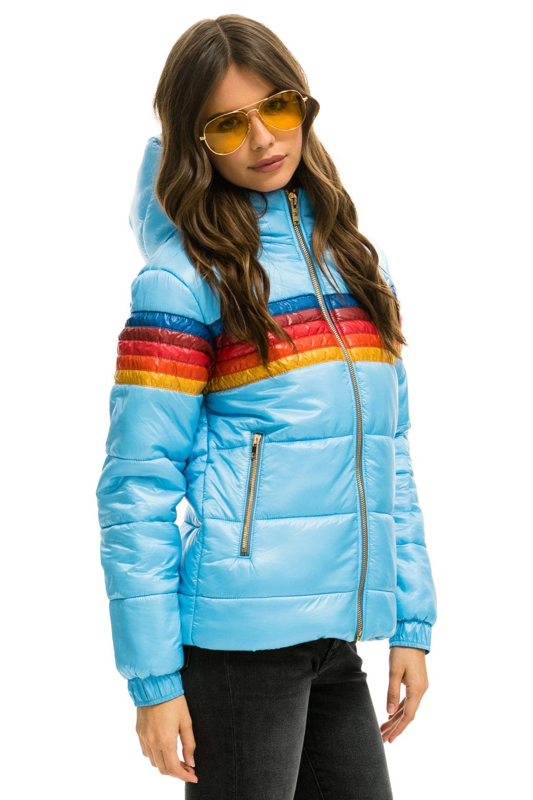 Alternative view of 5 STRIPE TREKKER JACKET - GLOSSY SKY