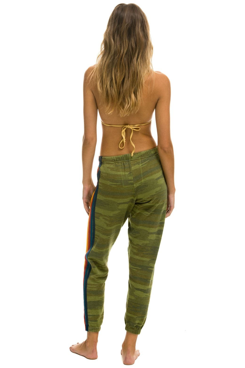 5 STRIPE SWEATPANTS - CAMO - 图片 4