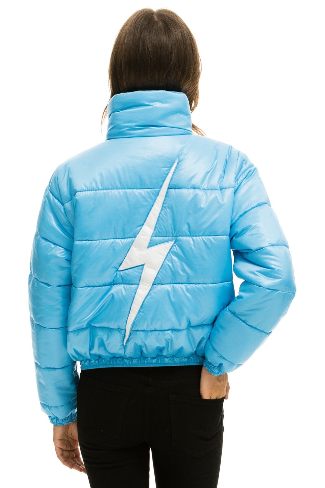 Alternative view of BOLT LUXE APRES PUFFER JACKET - GLOSSY SKY