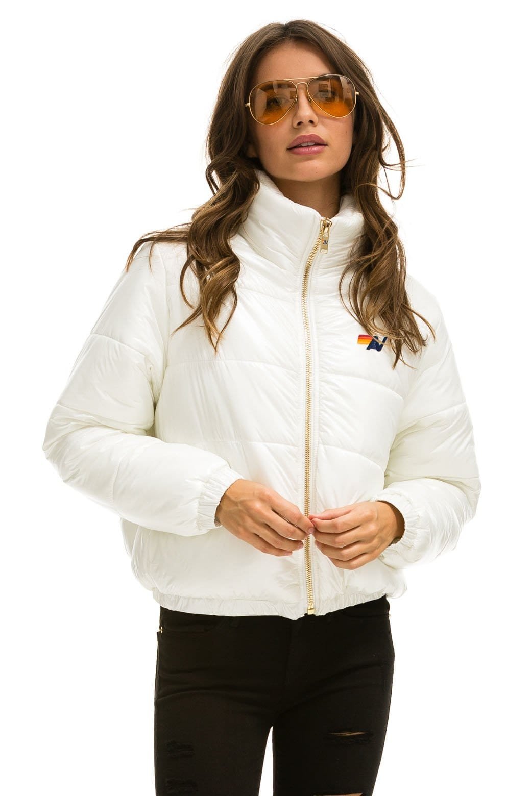 BOLT LUXE APRES PUFFER JACKET - GLOSSY WHITE - 图片 7