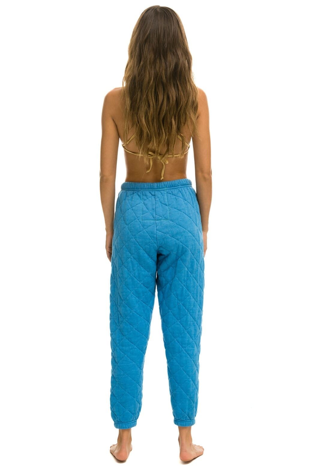 QUILTED SWEATPANTS - OCEAN - Image 5
